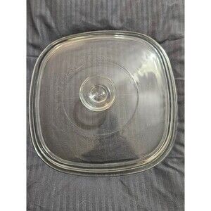 Vintage Pyrex Replacement Lid Pyrex A9C Clear 8.75" Diameter EUC